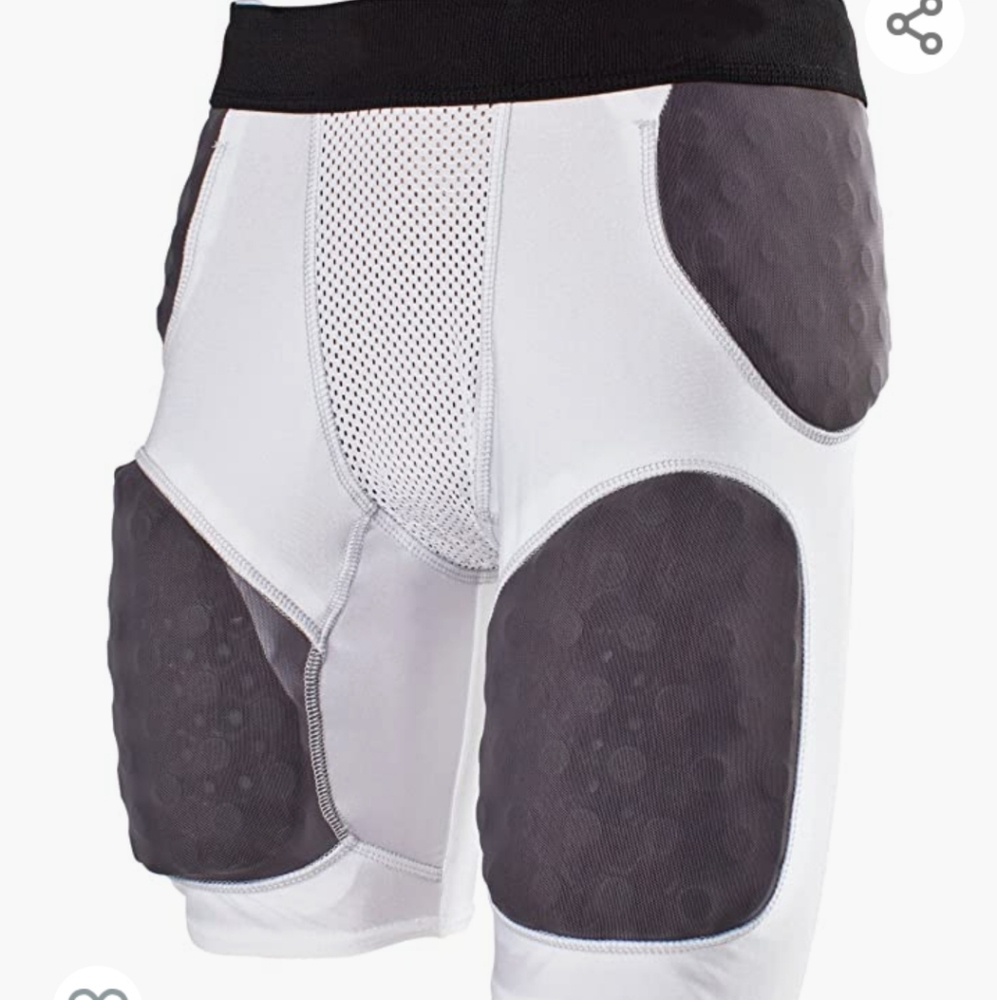 Cramer Thunder 5 Pad Adult Integrated Football Girdle - Hard Thigh Pads